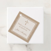 クラフト素朴宗教十字架パーティー フェイバータグ (インサイチュ)