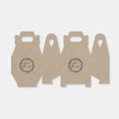 クラフト素朴感謝祭受賞用ボックス フェイバーボックス (折り畳みなし)