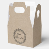 クラフト素朴感謝祭受賞用ボックス フェイバーボックス (オープン)