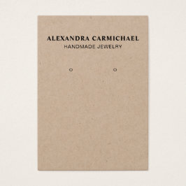 クラフト素朴手作りジュエリーイヤリング表示カード