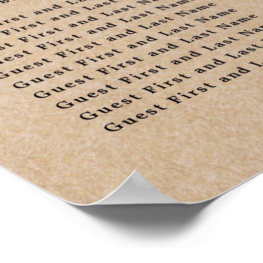 クラフト素朴手抜き松の木が座る ポスター (角)