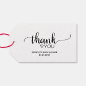 クラフト素朴書道ありがとうメッセージカード ギフトタグ (裏面横)