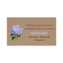 クラフト素朴紙アジサイフローラズ結婚