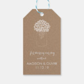 クラフト素朴紙メイスンジャーフローラズ ギフトタグ (裏面)