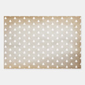 クラフト素朴紙メリークリスマスハッピーホリデイズ ラッピングペーパーシート (正面2)