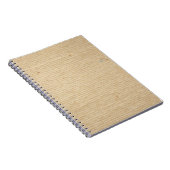 クラフト素朴紙:テクスチャの背景。 ノートブック (右側)