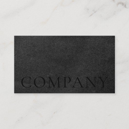 クラフト素朴質感紙ミニマリスト汎用 名刺 (正面)