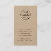 クラフト素朴 |ありがとうございますビジネスロモダンゴ 割引カード (裏面)