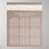 クラフト素朴&ヴィンテージホワイトレース結婚ズ ポスター (正面)