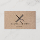 クラフト美しいヘアスタジオプロフェッショナルアーティスト 名刺 (正面)