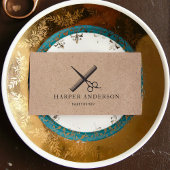 クラフト美しいヘアスタジオプロフェッショナルアーティスト 名刺