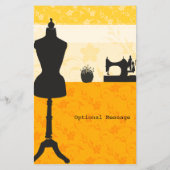 クラフト芸術的アトリエSeamstressファッション設計者 チラシ (裏面)