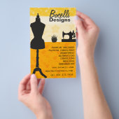 クラフト芸術的アトリエSeamstressファッション設計者 チラシ (ハンドル)