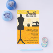 クラフト芸術的アトリエSeamstressファッション設計者 チラシ (シングル)