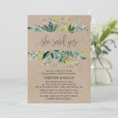 クラフト葉SheはYes婚約パーティ 招待状 (スタンド正面)