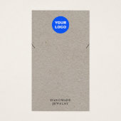 クラフト追加ロゴネックレスブレスレット表示カード (正面)