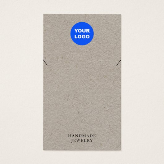クラフト追加ロゴネックレスブレスレット表示カード (正面)