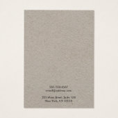 クラフト追加ロゴネックレスブレスレット表示カード (裏面)