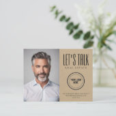 クラフト連絡紙インフォフォト実在エテート ポストカード (スタンド正面)