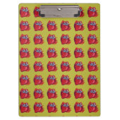 クラフト金ゴールドのイチゴ クリップボード (正面)