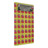 クラフト金ゴールドのイチゴ ミニクリップボード (アングル)