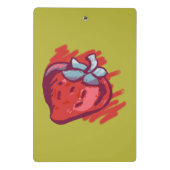 クラフト金ゴールドのイチゴ ミニクリップボード (裏面)