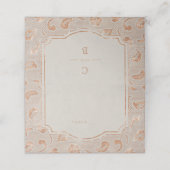 クラフト金ゴールドレース素朴な田舎の結婚式座席表 プレイスカード (外部開封)