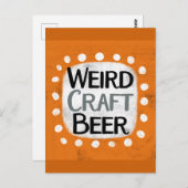 クラフト風変わりビアポストカード ポストカード (正面/裏面)