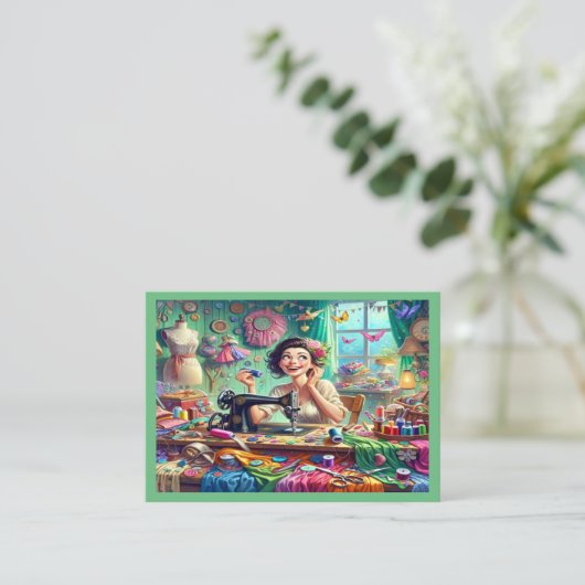 クラフト魅力的シリーズ 名刺 (スタンド正面)