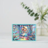 クラフト魅力的シリーズ 名刺 (スタンド正面)