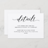 クラフト、の素朴詳細エンクロージャカード エンクロージャーカード (正面/裏面)