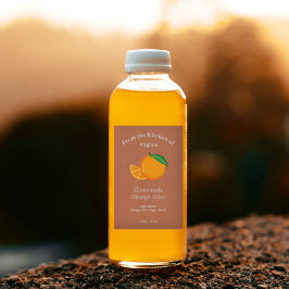 クラフト&オレン素朴ジジュースボトルラベルシール ワインラベル