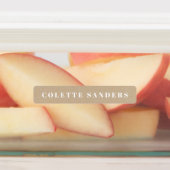 クラフト&クラックボードテクスチャード中性水防 ラベル (貼付)