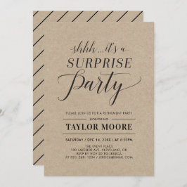 クラフト |シンプルモダンパーティー 招待状