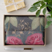 クラフト&デカップアートワーク用の大きな赤いバラ 薄葉紙 (ギフト)