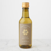 クラフト&ハニー素朴またはミードボトルラベルシール ワインラベル (正面)