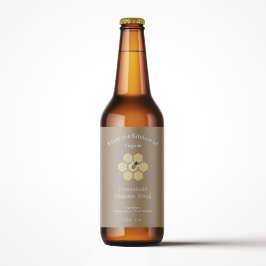 クラフト&ハニー素朴またはミードボトルラベルシール ワインラベル