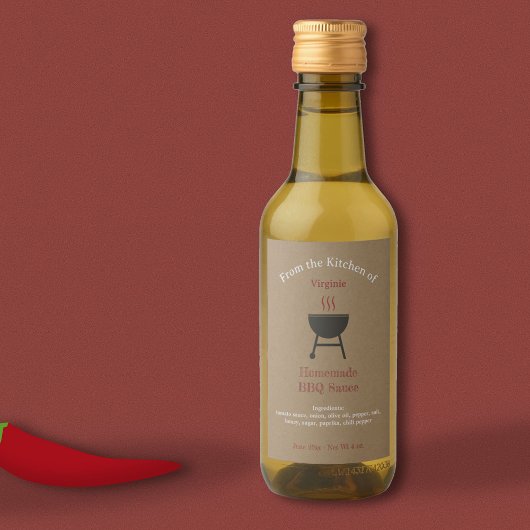 クラフト&バ素朴ーベキューソースBBQボトルラベル ワインラベル