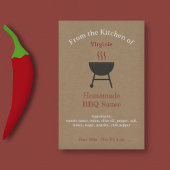 クラフト&バ素朴ーベキューソースBBQボトルラベル ワインラベル