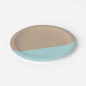 クラフト&パステルディップ使い捨て紙プレート ペーパープレート (アングル)