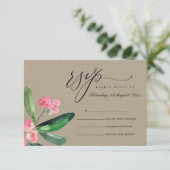 クラフト ピンク キリスト トーン ブルーム ウォーターカラー RSVP (スタンド正面)