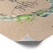 クラフト・フォリアジ・リース・カード＆ギフト・サイン ポスター (角)