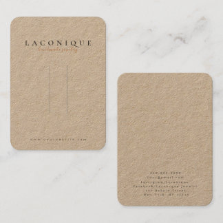 クラフト |ヘアピン表示 |ジュエリー 名刺