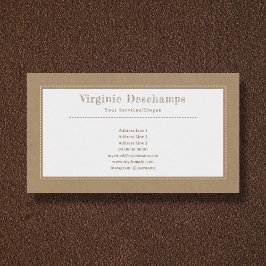 クラフト&ミニマ素朴リスト名刺 名刺