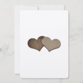 クラフト メイソンジャー ラスティック カントリー バルマップ ウェディング 招待状 (裏面)