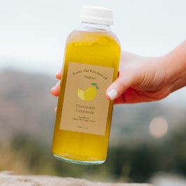 クラフト&レモ素朴ン&レモネードボトルラベル ワインラベル