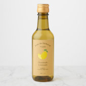 クラフト&レモ素朴ン&レモネードボトルラベル ワインラベル (正面)