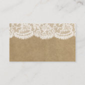 クラフト&レースのコレクショ結婚ンウェブサイトカード エンクロージャーカード (裏面)