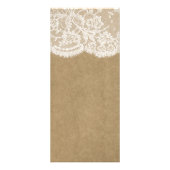 クラフト&レースのコレクシ結婚ョンメニューテンプレート ラックカード (裏面)