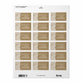 クラフト&レースのコレクシ結婚ョンラベル ラベル (フルシート)